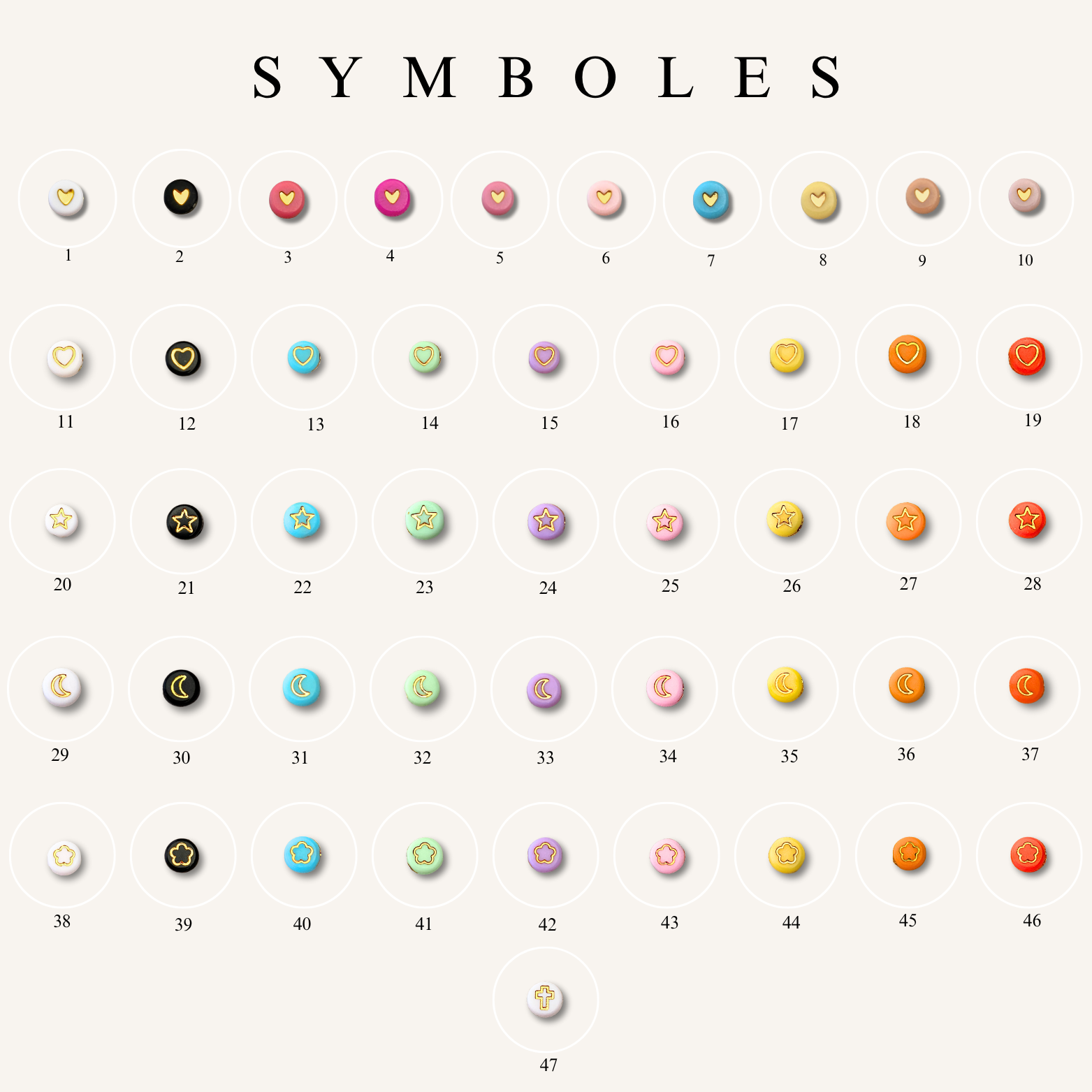 Bracelet Perles Lettres Personnalisé ~ blanches et dorées