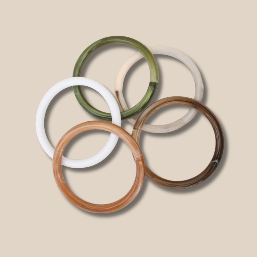 Bracelet Jonc ~ Jonc en résine acrylique ~ Large