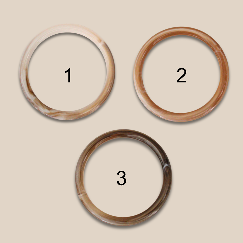 Bracelet Jonc ~ Jonc en résine acrylique ~ Large