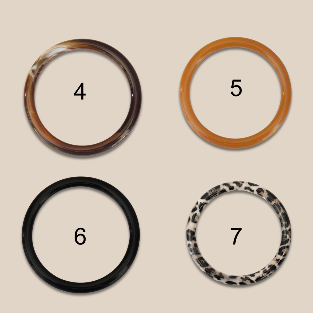 Bracelet Jonc ~ Jonc en résine acrylique ~ Large