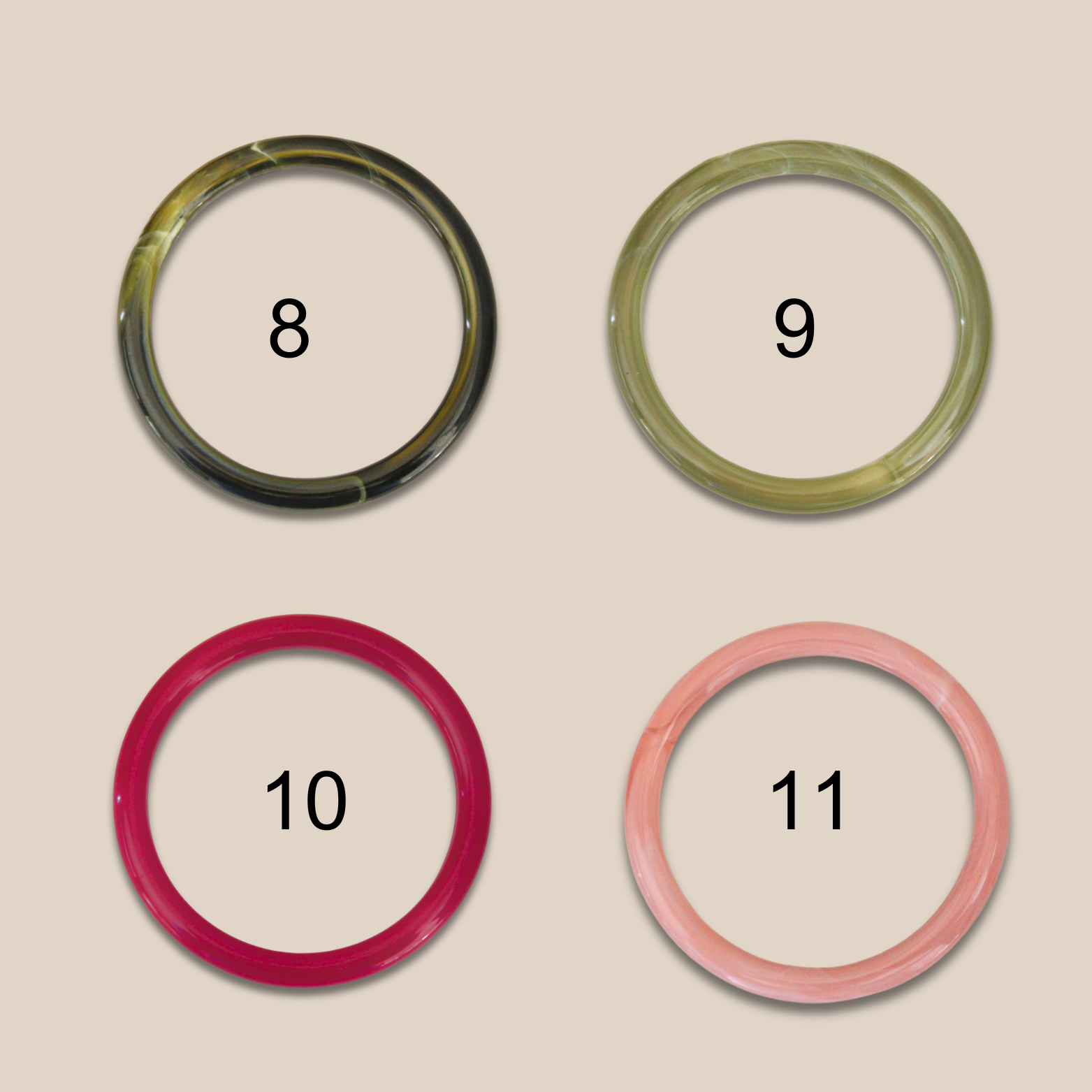 Bracelet Jonc ~ Jonc en résine acrylique ~ Large