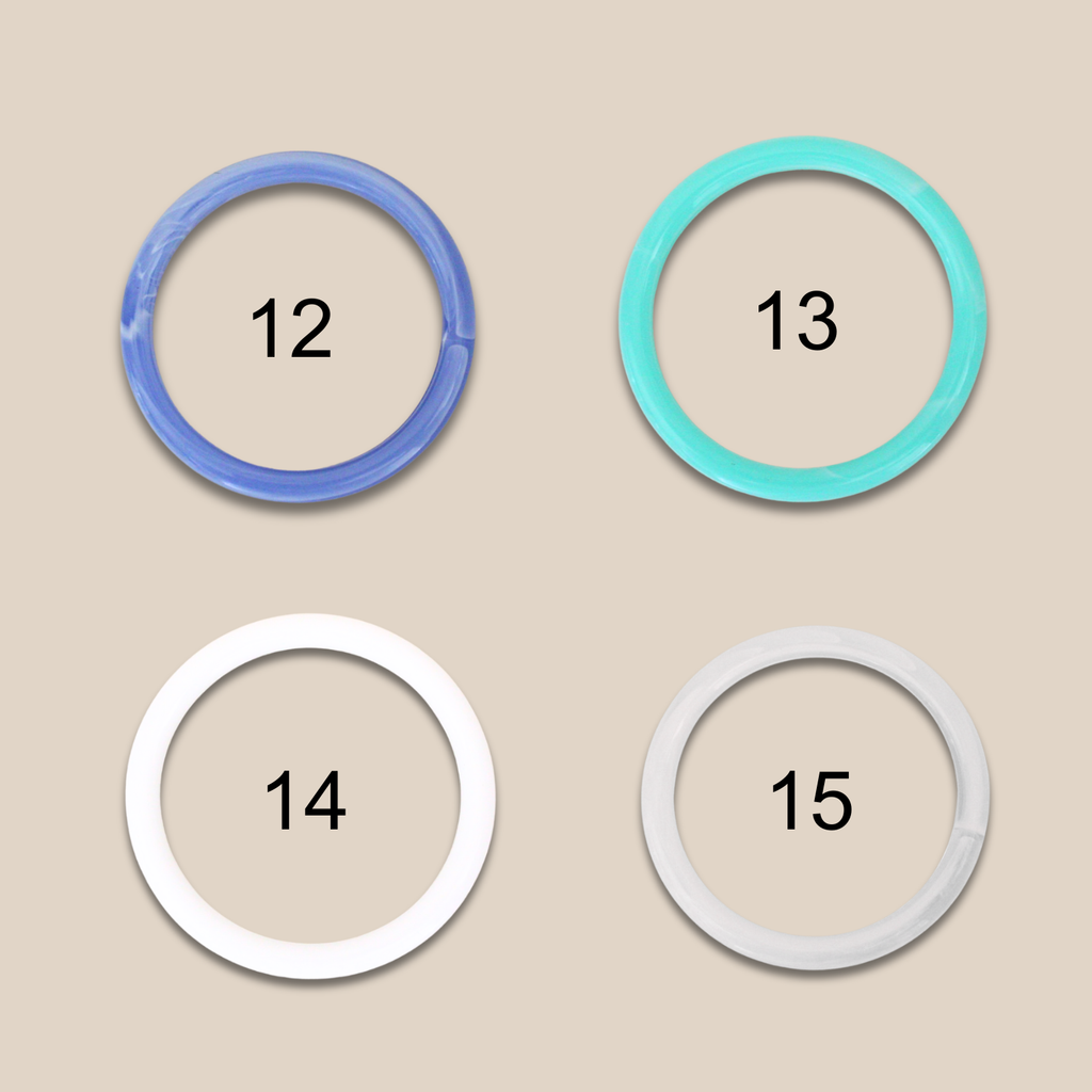 Bracelet Jonc ~ Jonc en résine acrylique ~ Large