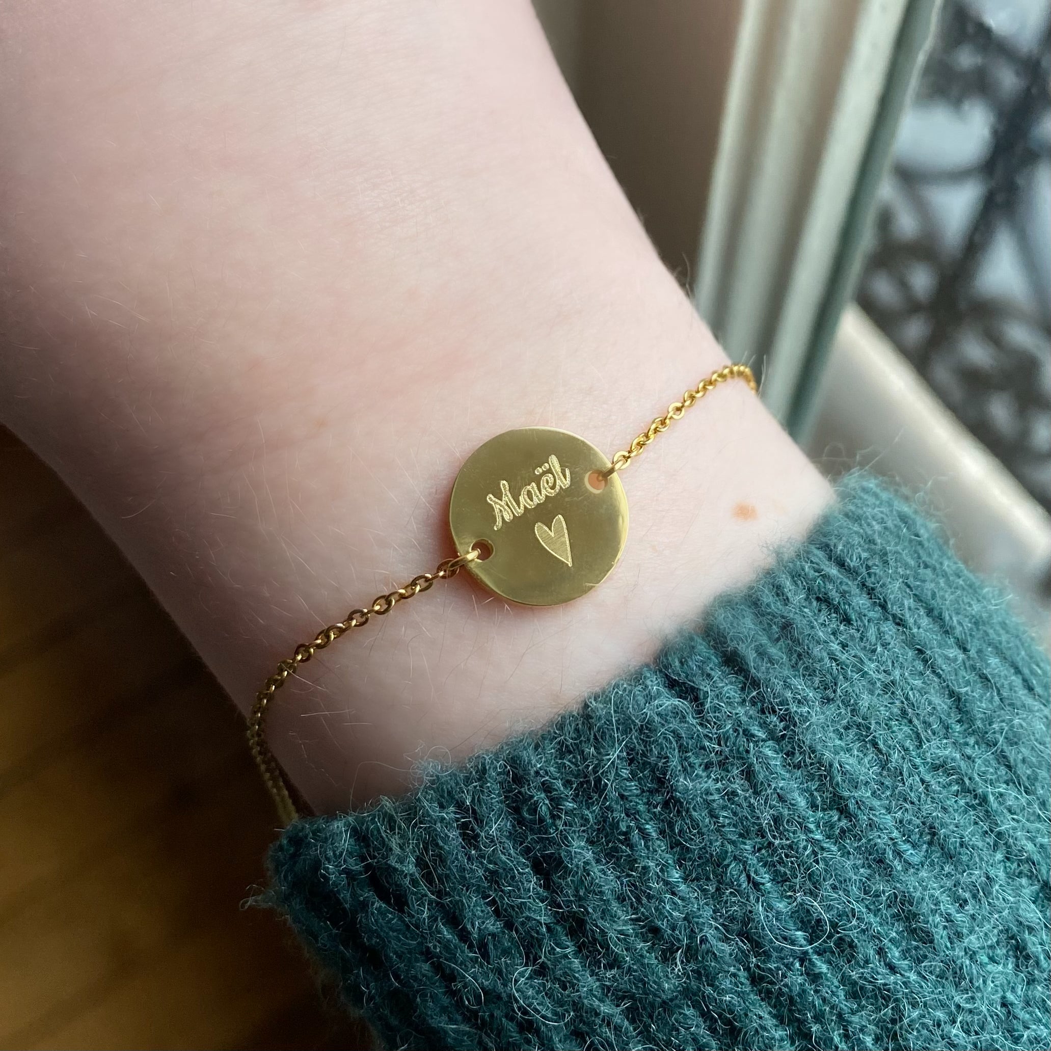 Bracelet personnalisé à graver